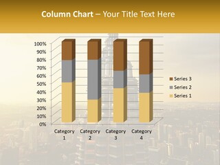 A Very Tall Building In The Middle Of A City PowerPoint Template