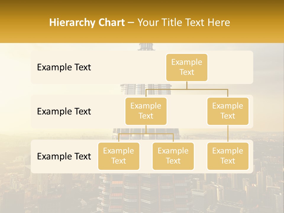 A Very Tall Building In The Middle Of A City PowerPoint Template