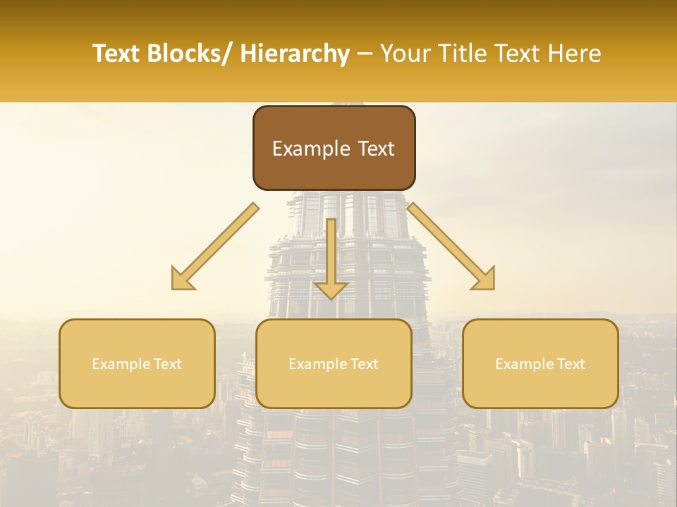 A Very Tall Building In The Middle Of A City PowerPoint Template