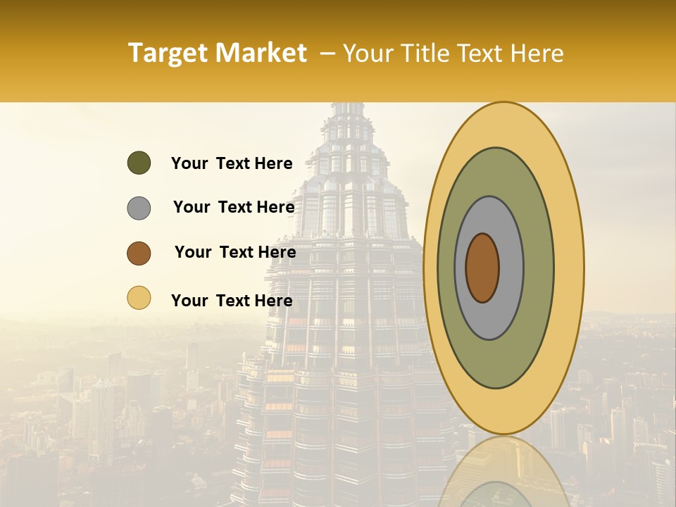 A Very Tall Building In The Middle Of A City PowerPoint Template
