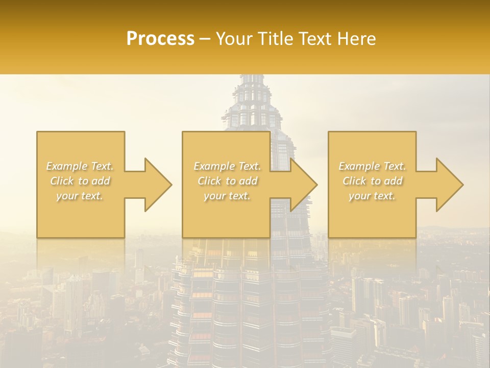 A Very Tall Building In The Middle Of A City PowerPoint Template
