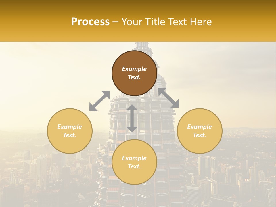 A Very Tall Building In The Middle Of A City PowerPoint Template
