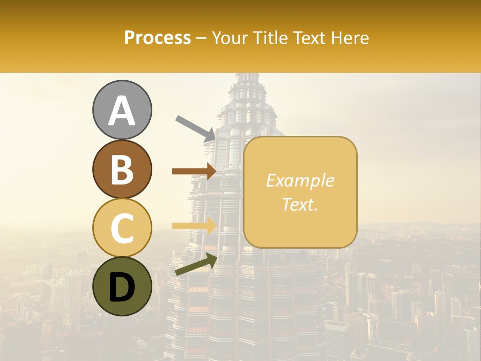 A Very Tall Building In The Middle Of A City PowerPoint Template