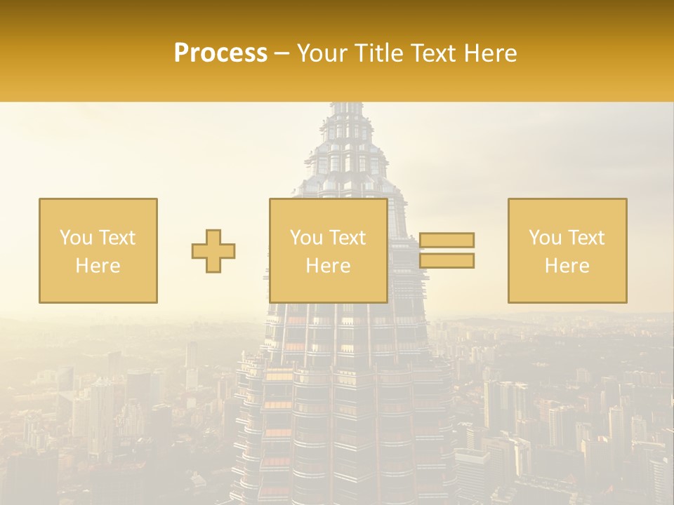A Very Tall Building In The Middle Of A City PowerPoint Template