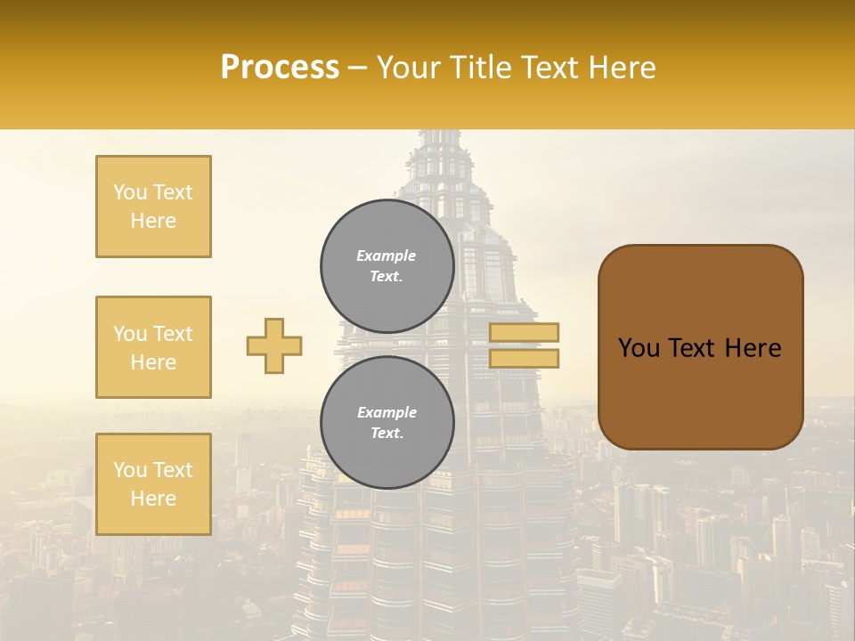 A Very Tall Building In The Middle Of A City PowerPoint Template