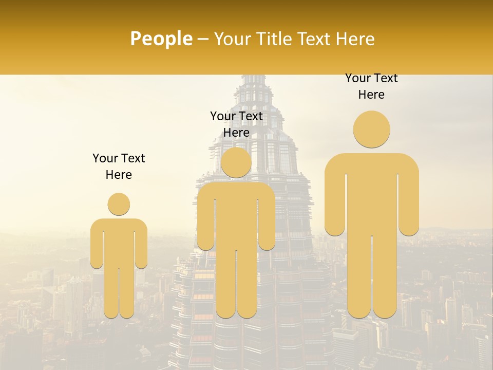 A Very Tall Building In The Middle Of A City PowerPoint Template