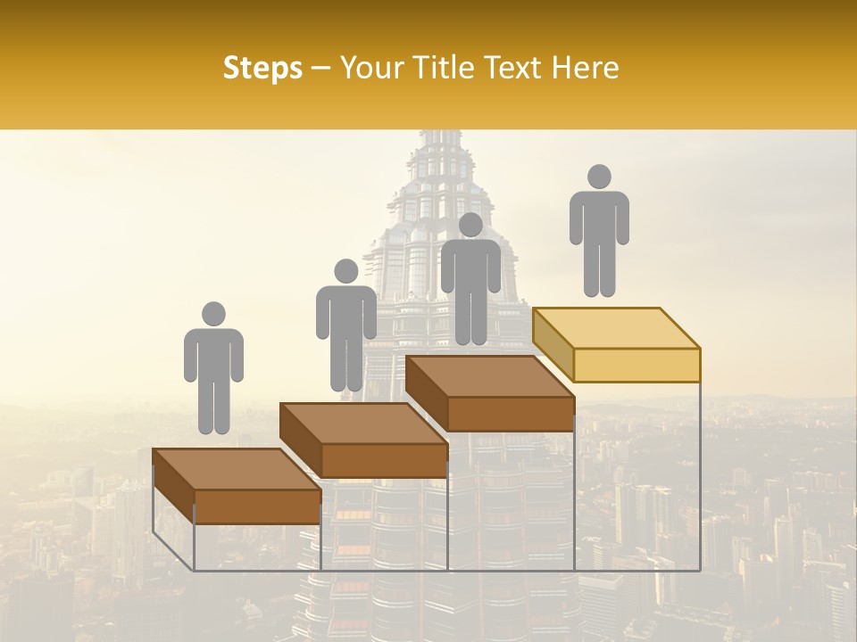 A Very Tall Building In The Middle Of A City PowerPoint Template