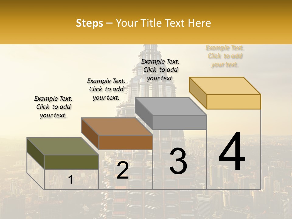 A Very Tall Building In The Middle Of A City PowerPoint Template