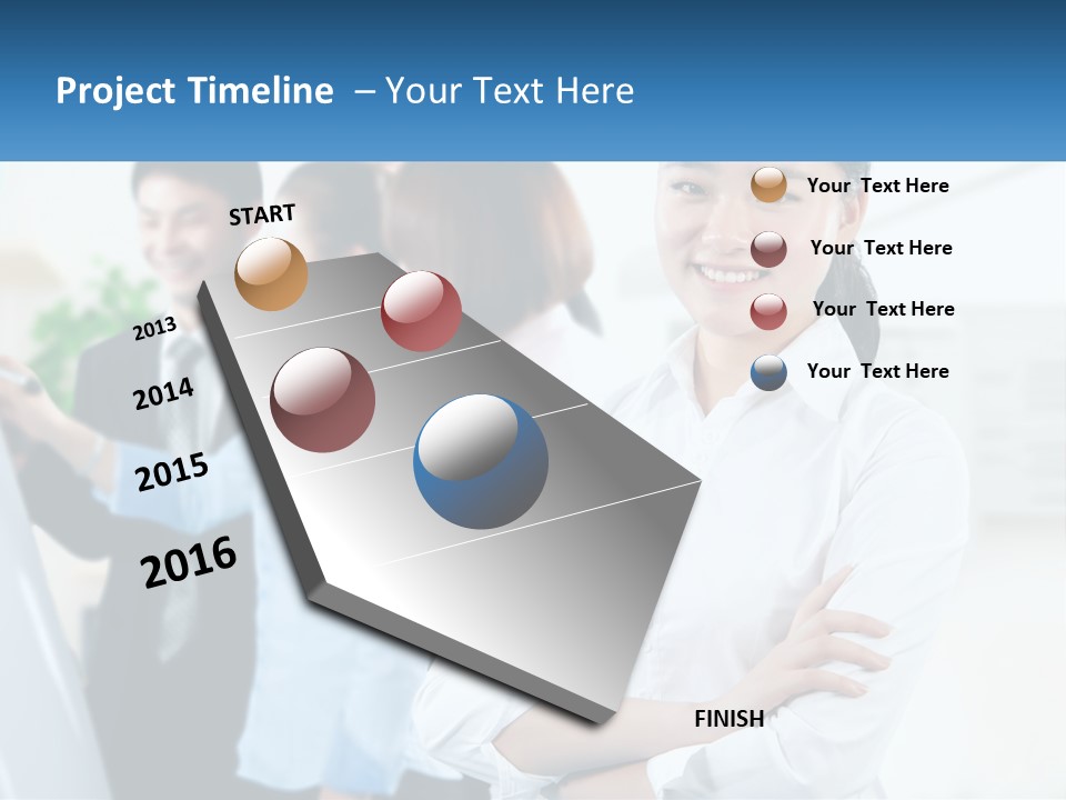 A Woman Standing In Front Of A Group Of People PowerPoint Template