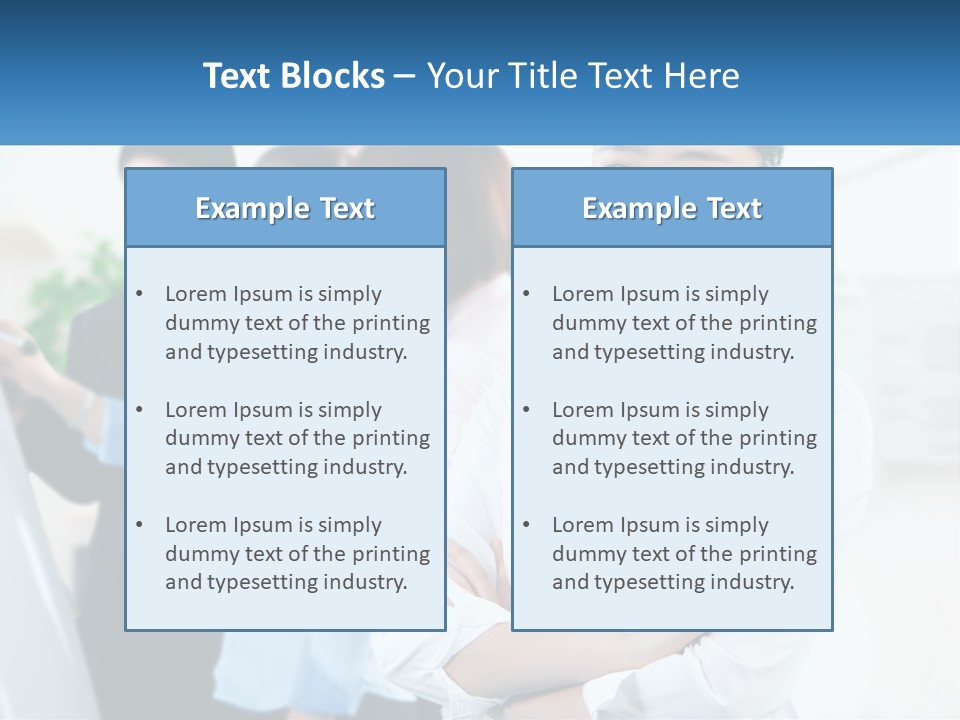 A Woman Standing In Front Of A Group Of People PowerPoint Template