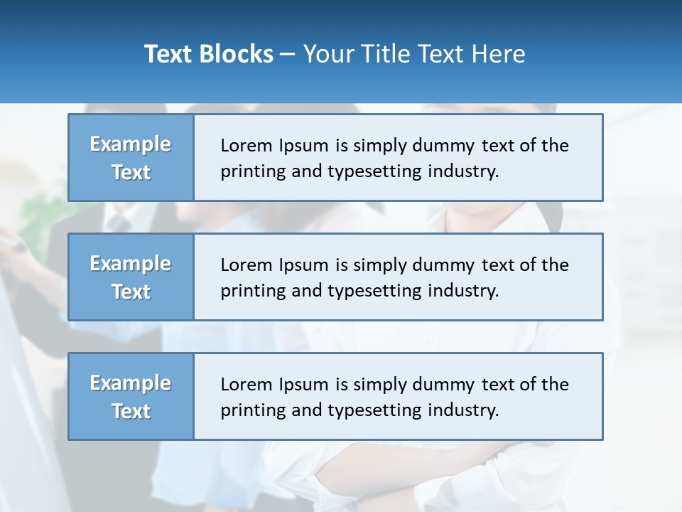 A Woman Standing In Front Of A Group Of People PowerPoint Template