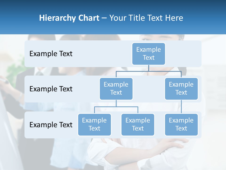 A Woman Standing In Front Of A Group Of People PowerPoint Template