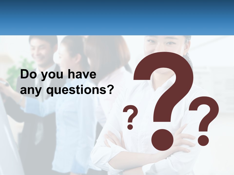 A Woman Standing In Front Of A Group Of People PowerPoint Template