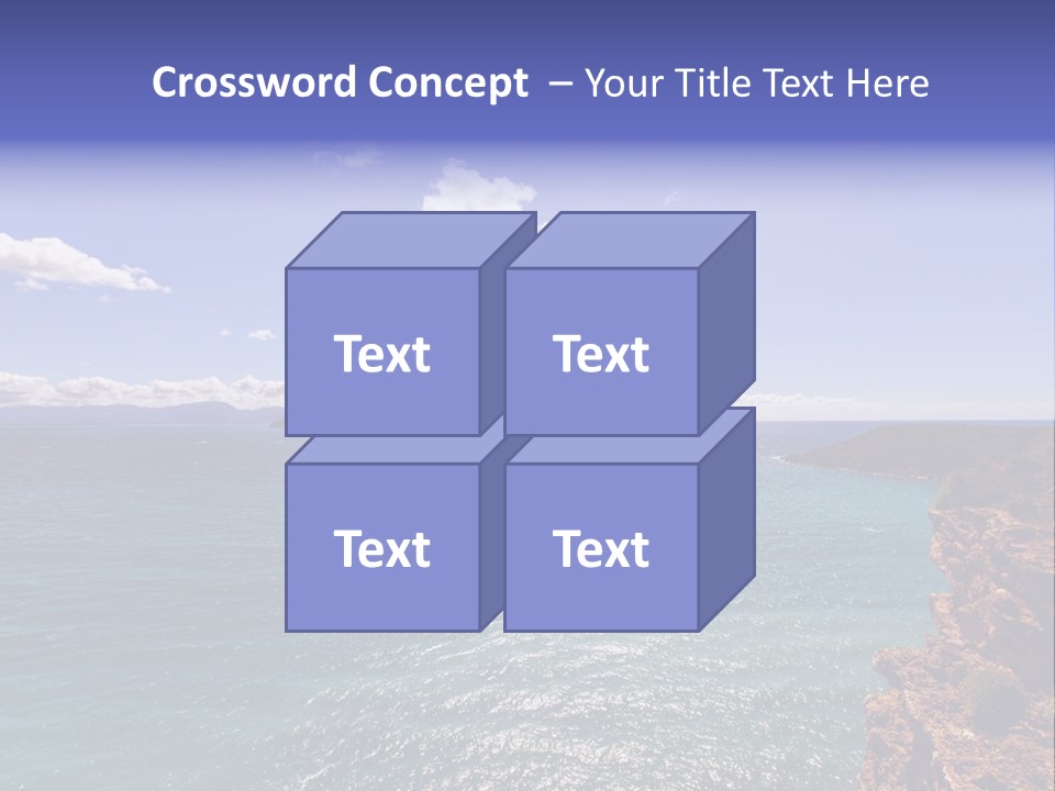 A Large Body Of Water With Mountains In The Background PowerPoint Template