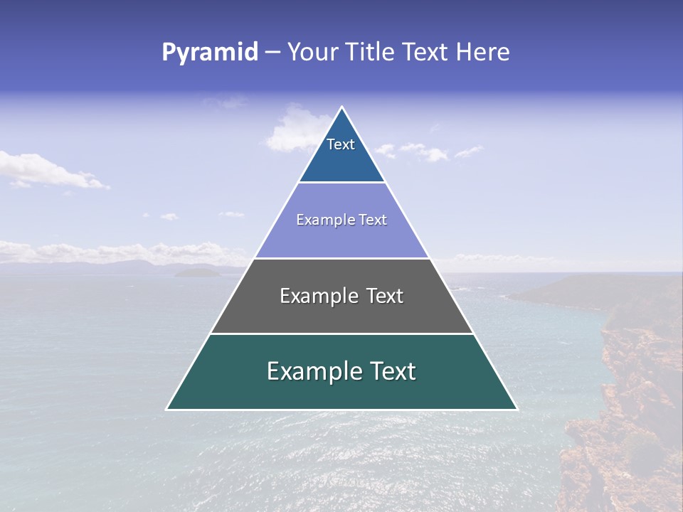 A Large Body Of Water With Mountains In The Background PowerPoint Template