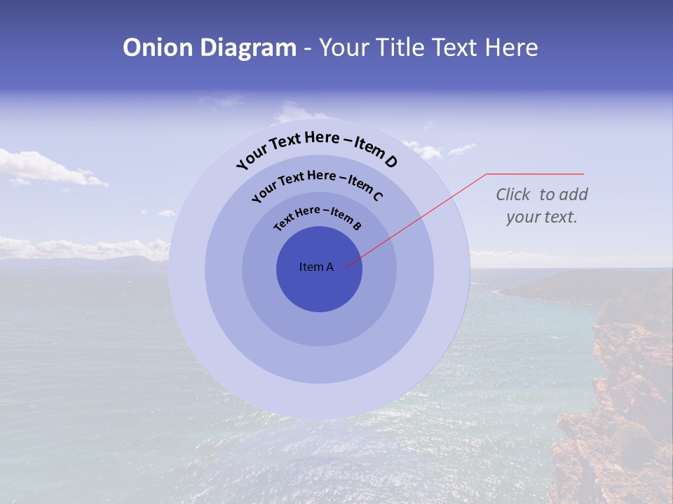 A Large Body Of Water With Mountains In The Background PowerPoint Template