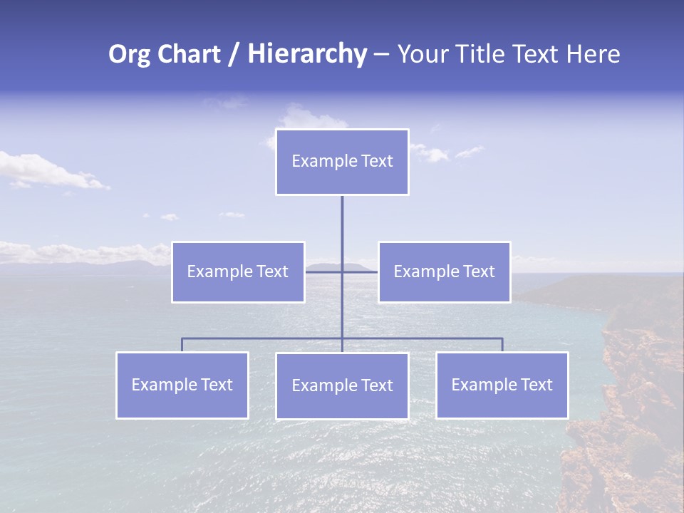 A Large Body Of Water With Mountains In The Background PowerPoint Template