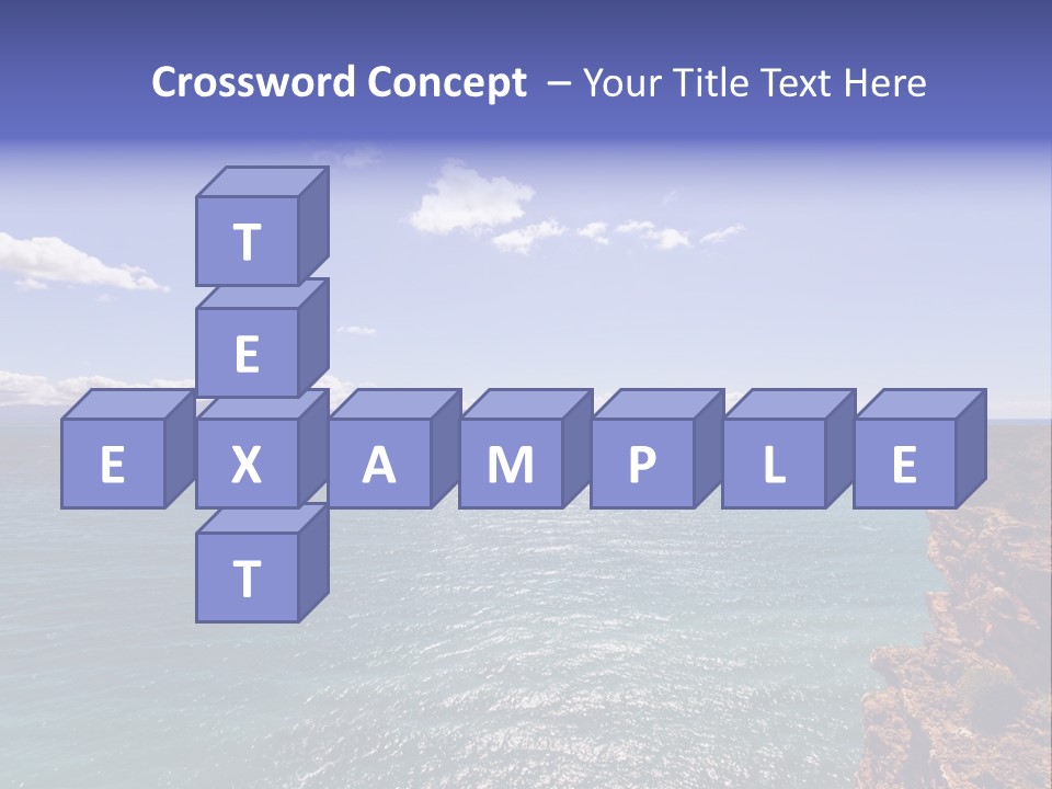 A Large Body Of Water With Mountains In The Background PowerPoint Template