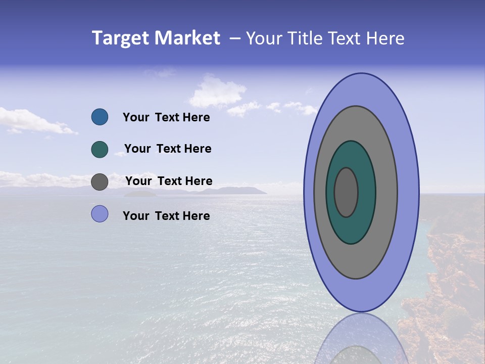 A Large Body Of Water With Mountains In The Background PowerPoint Template