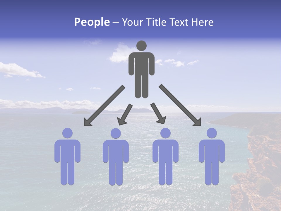 A Large Body Of Water With Mountains In The Background PowerPoint Template