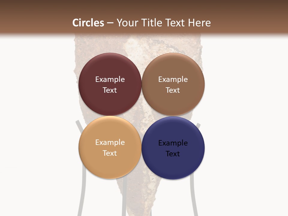 A Brown Vase Sitting On Top Of A Metal Stand PowerPoint Template