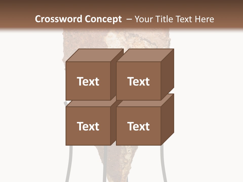 A Brown Vase Sitting On Top Of A Metal Stand PowerPoint Template