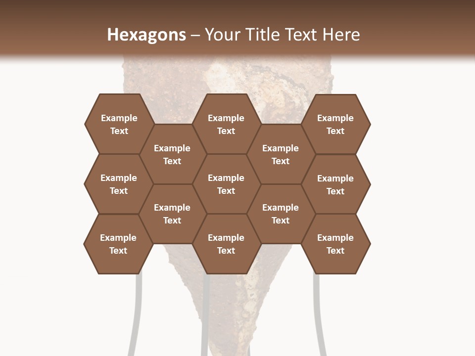 A Brown Vase Sitting On Top Of A Metal Stand PowerPoint Template