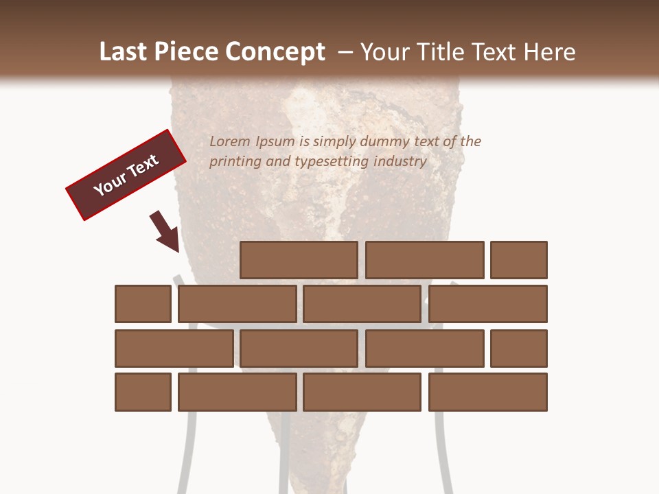 A Brown Vase Sitting On Top Of A Metal Stand PowerPoint Template