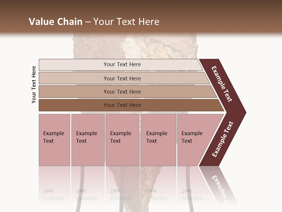 A Brown Vase Sitting On Top Of A Metal Stand PowerPoint Template