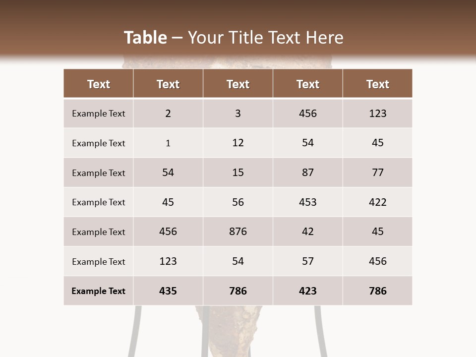 A Brown Vase Sitting On Top Of A Metal Stand PowerPoint Template