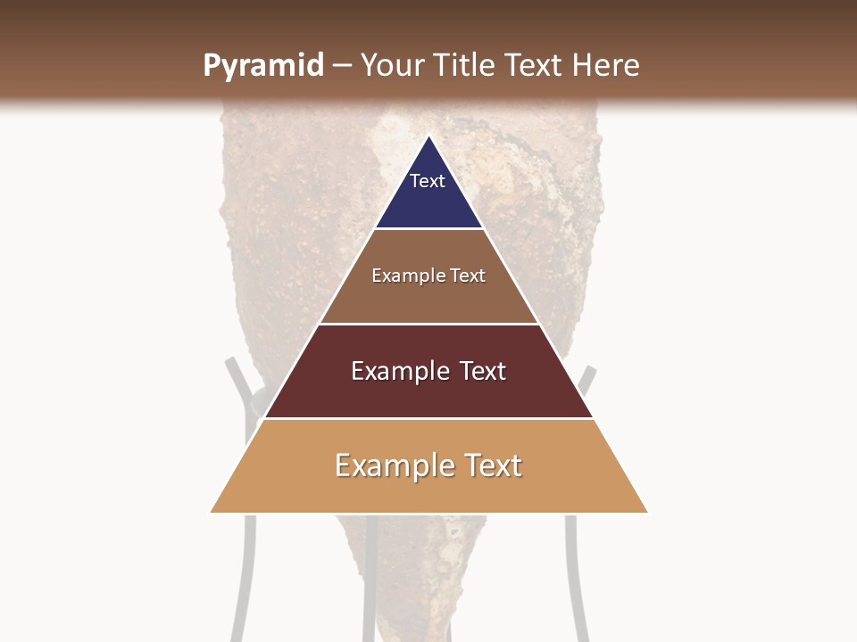 A Brown Vase Sitting On Top Of A Metal Stand PowerPoint Template