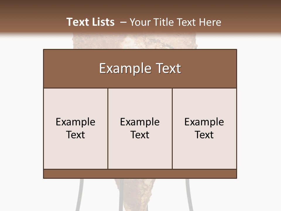 A Brown Vase Sitting On Top Of A Metal Stand PowerPoint Template