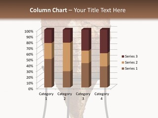 A Brown Vase Sitting On Top Of A Metal Stand PowerPoint Template