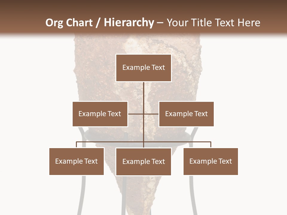 A Brown Vase Sitting On Top Of A Metal Stand PowerPoint Template