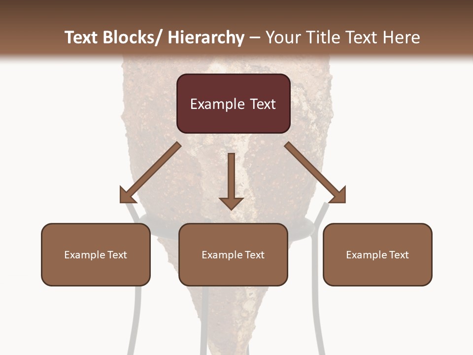 A Brown Vase Sitting On Top Of A Metal Stand PowerPoint Template