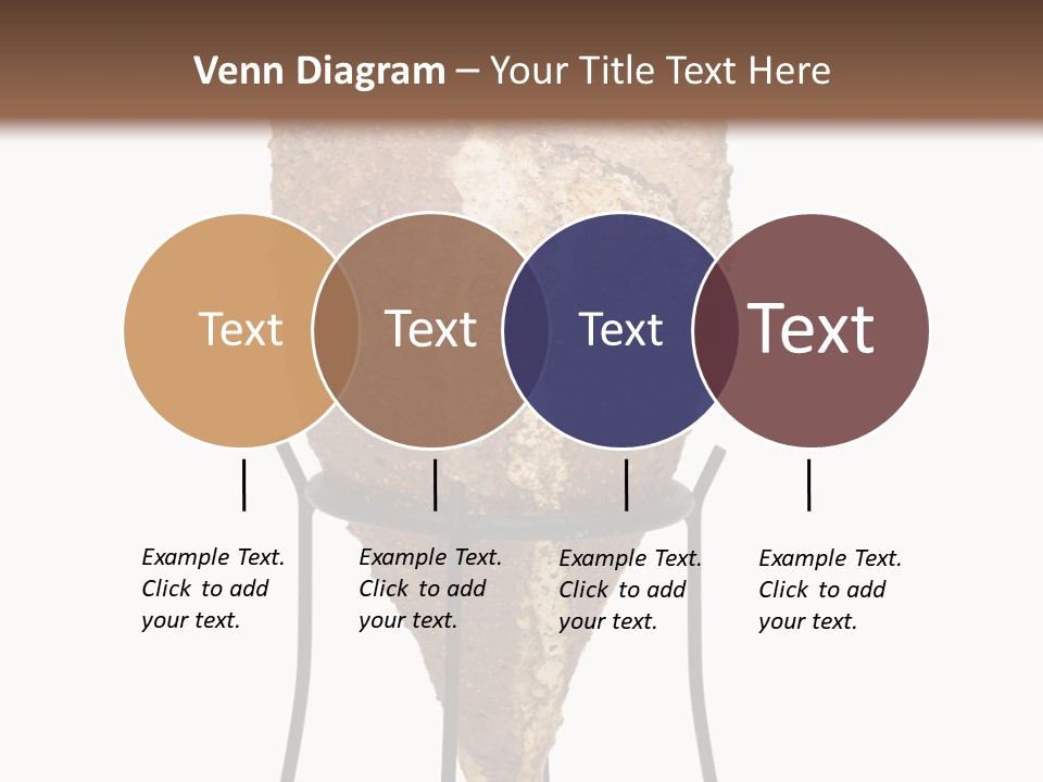 A Brown Vase Sitting On Top Of A Metal Stand PowerPoint Template