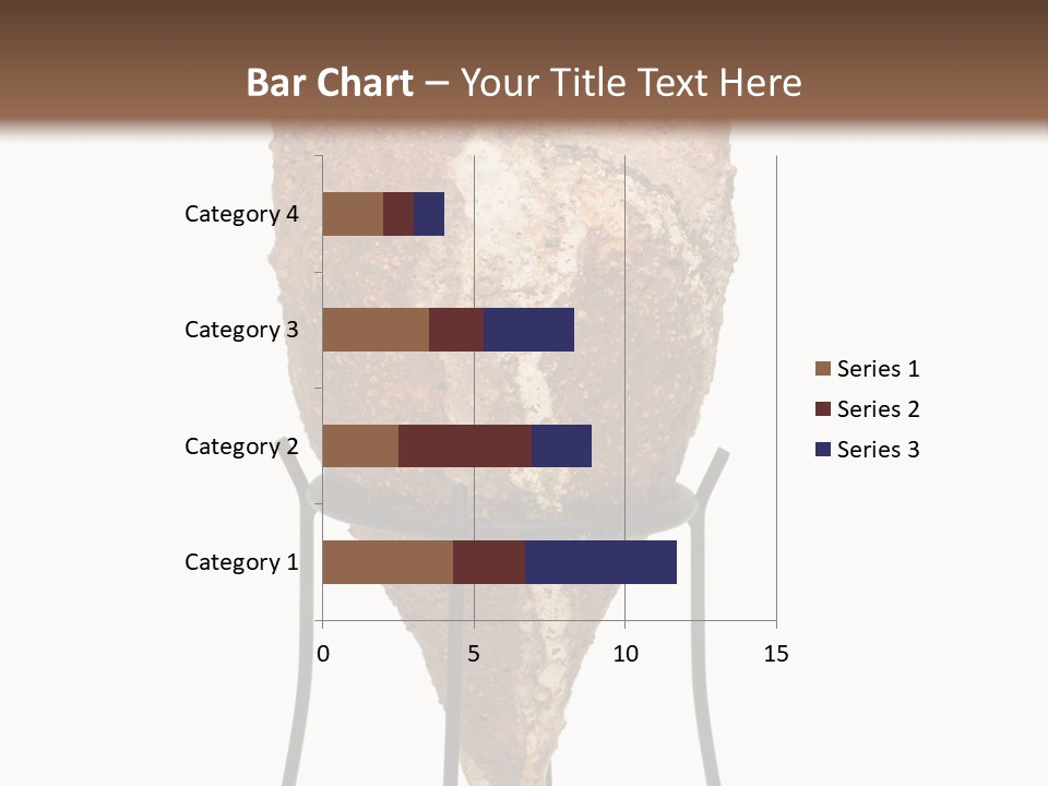 A Brown Vase Sitting On Top Of A Metal Stand PowerPoint Template