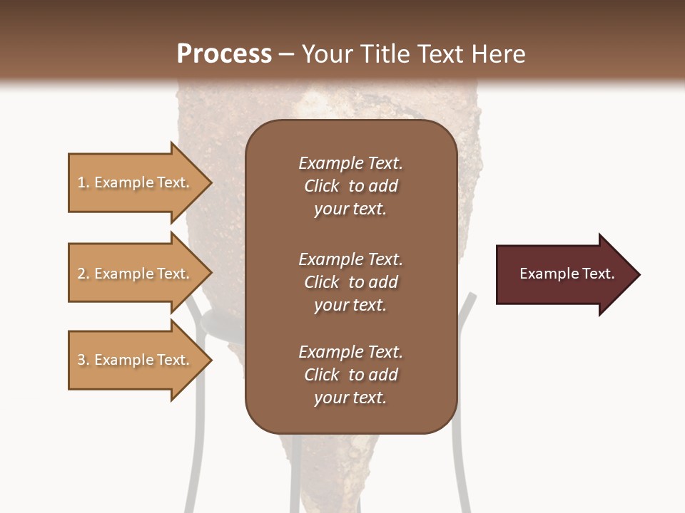 A Brown Vase Sitting On Top Of A Metal Stand PowerPoint Template