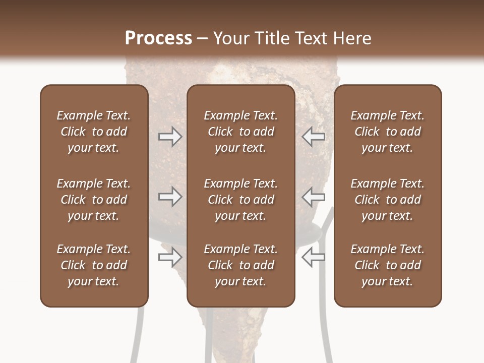 A Brown Vase Sitting On Top Of A Metal Stand PowerPoint Template