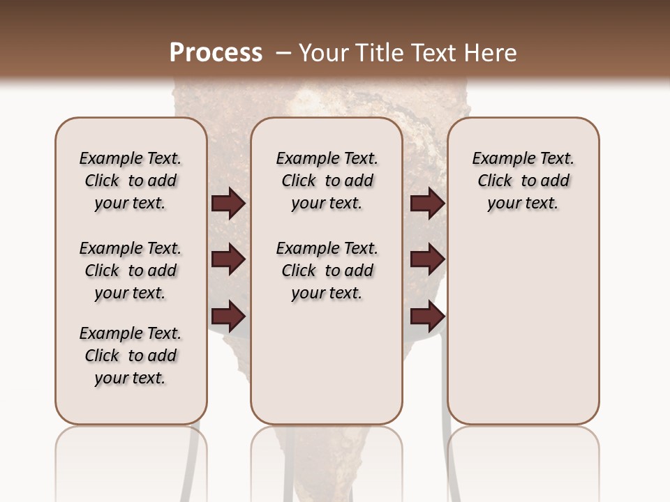 A Brown Vase Sitting On Top Of A Metal Stand PowerPoint Template