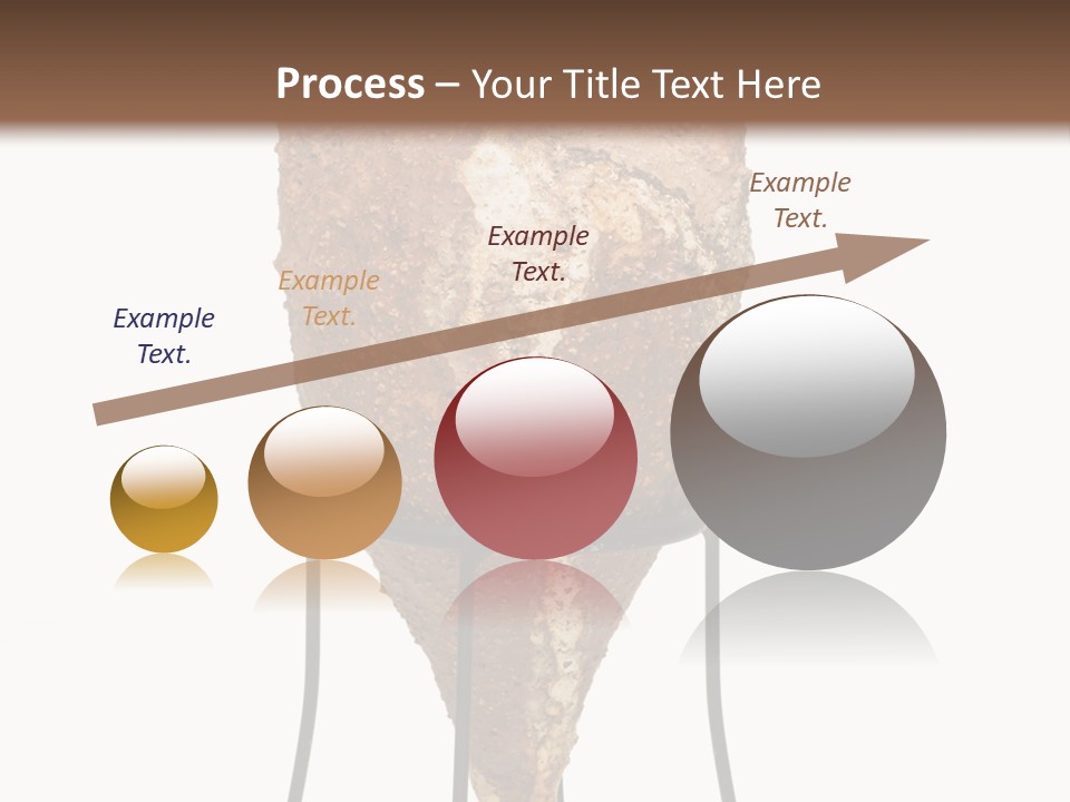 A Brown Vase Sitting On Top Of A Metal Stand PowerPoint Template