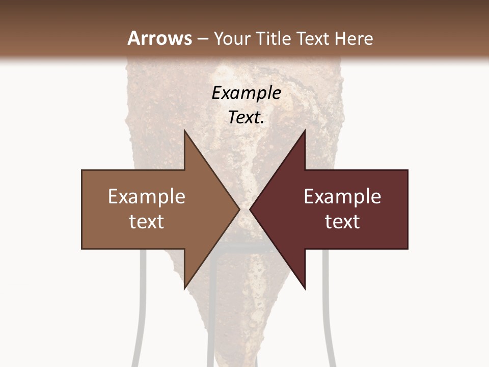 A Brown Vase Sitting On Top Of A Metal Stand PowerPoint Template