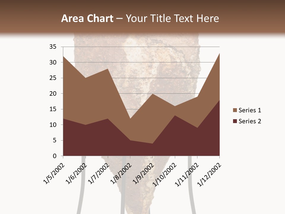 A Brown Vase Sitting On Top Of A Metal Stand PowerPoint Template