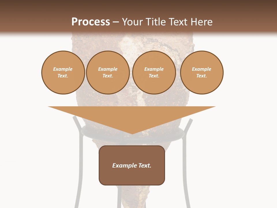 A Brown Vase Sitting On Top Of A Metal Stand PowerPoint Template