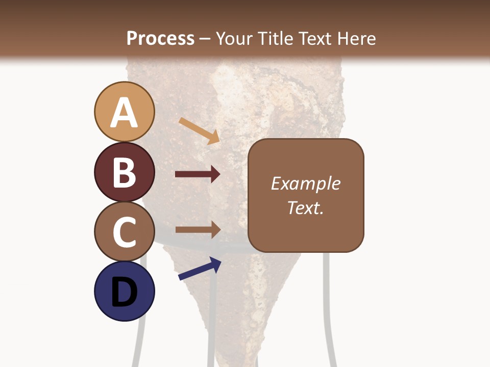 A Brown Vase Sitting On Top Of A Metal Stand PowerPoint Template