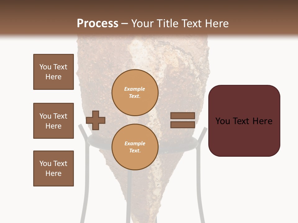 A Brown Vase Sitting On Top Of A Metal Stand PowerPoint Template