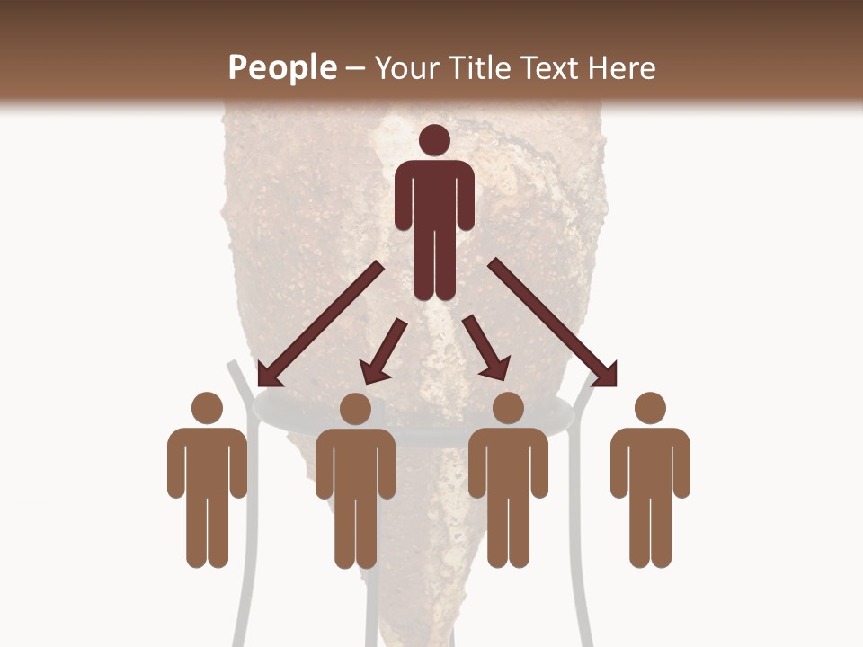 A Brown Vase Sitting On Top Of A Metal Stand PowerPoint Template