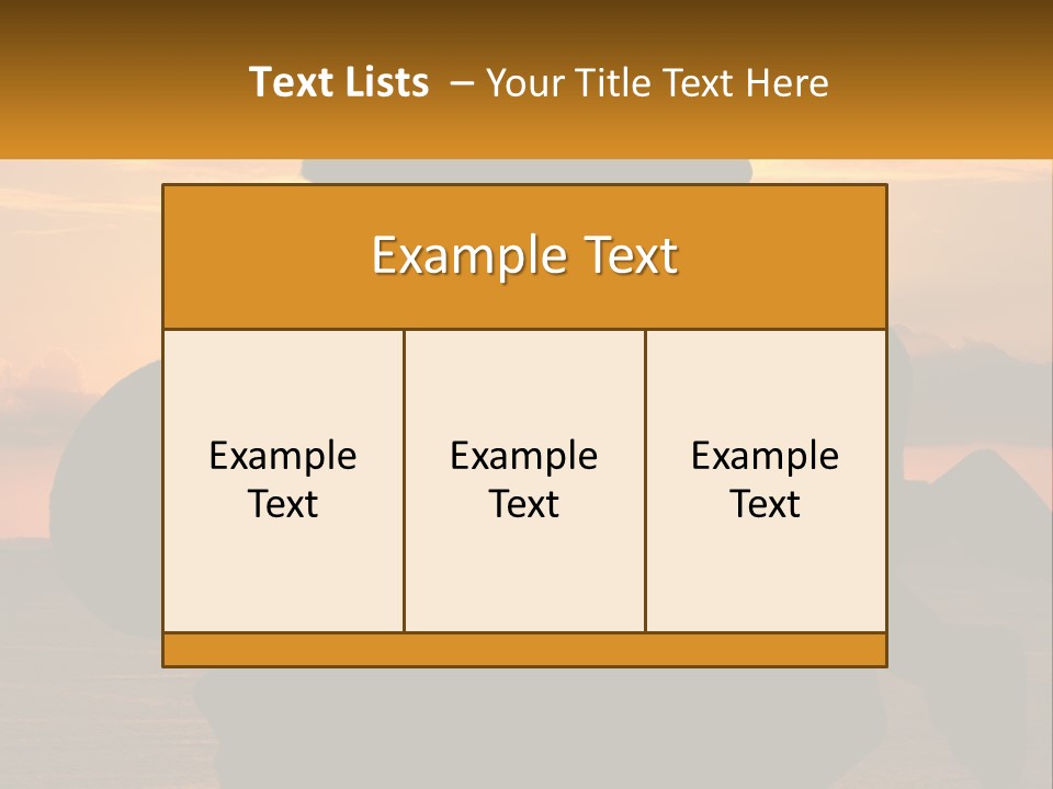 A Silhouette Of A Man Holding A Baby At Sunset PowerPoint Template