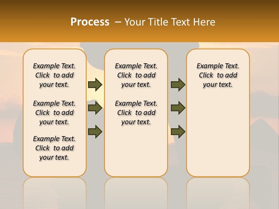A Silhouette Of A Man Holding A Baby At Sunset PowerPoint Template