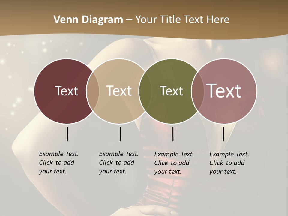 A Beautiful Woman In A Red Dress Powerpoint Template PowerPoint Template